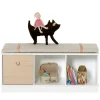 Oliver Furniture Wood Stand-Regal 3 x 1 Horizontal mit Sockel