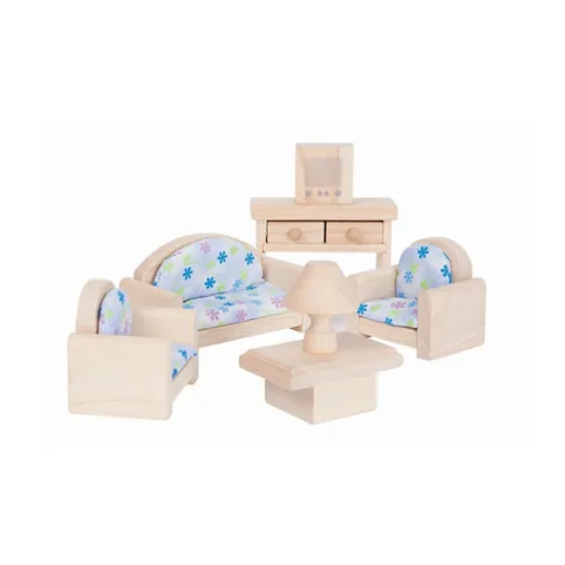 PlanToys Puppenhaus Wohnzimmer Classic