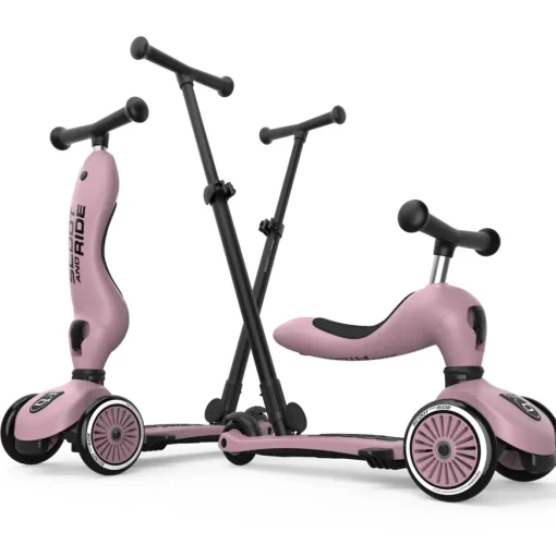 Scoot and Ride 2in1 Kickboard Highwaykick 1 Push & Go Wildberry