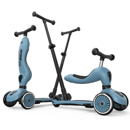 Scoot and Ride 2in1 Kickboard Highwaykick 1 Push & Go Steel