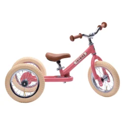 Trybike Dreirad / Laufrad Steel Vintage Pink 2 in 1