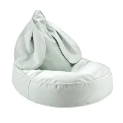 Wigiwama Kindersitzsack Misty Green Bunny Samt