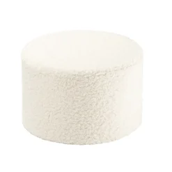 Wigiwama Pouf Cream White Teddy