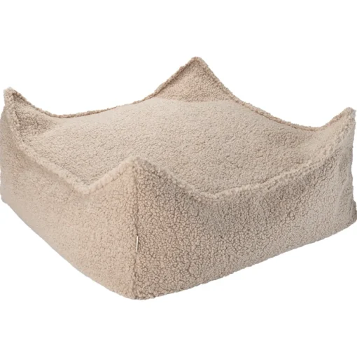 Wigiwama Pouf Ottoman Biscuit Square Teddy