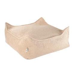 Wigiwama Pouf Ottoman Brown Sugar Square Cord