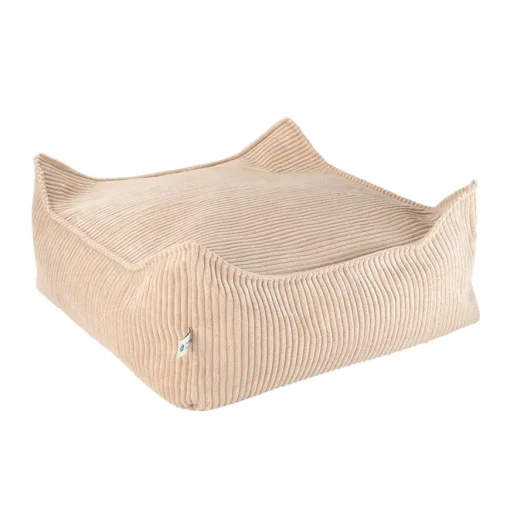 Wigiwama Pouf Ottoman Brown Sugar Square Cord