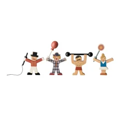 Bloomingville Holzfiguren Zirkus Rossaio 4 Figuren