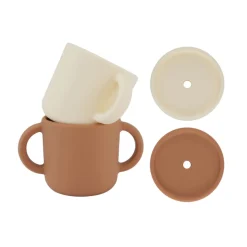 by Lille Vilde Henkeltasse Terra & Cream 2er-Set