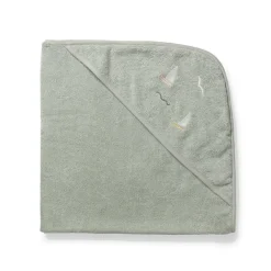 Dear April Petal Baby Kapuzenhandtuch Sailboats