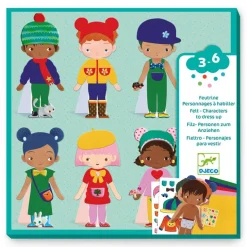 Djeco Basteln 3-6: Anziehpu00fcppchen