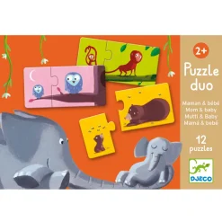 Djeco Duo-Puzzle Mami und Kind