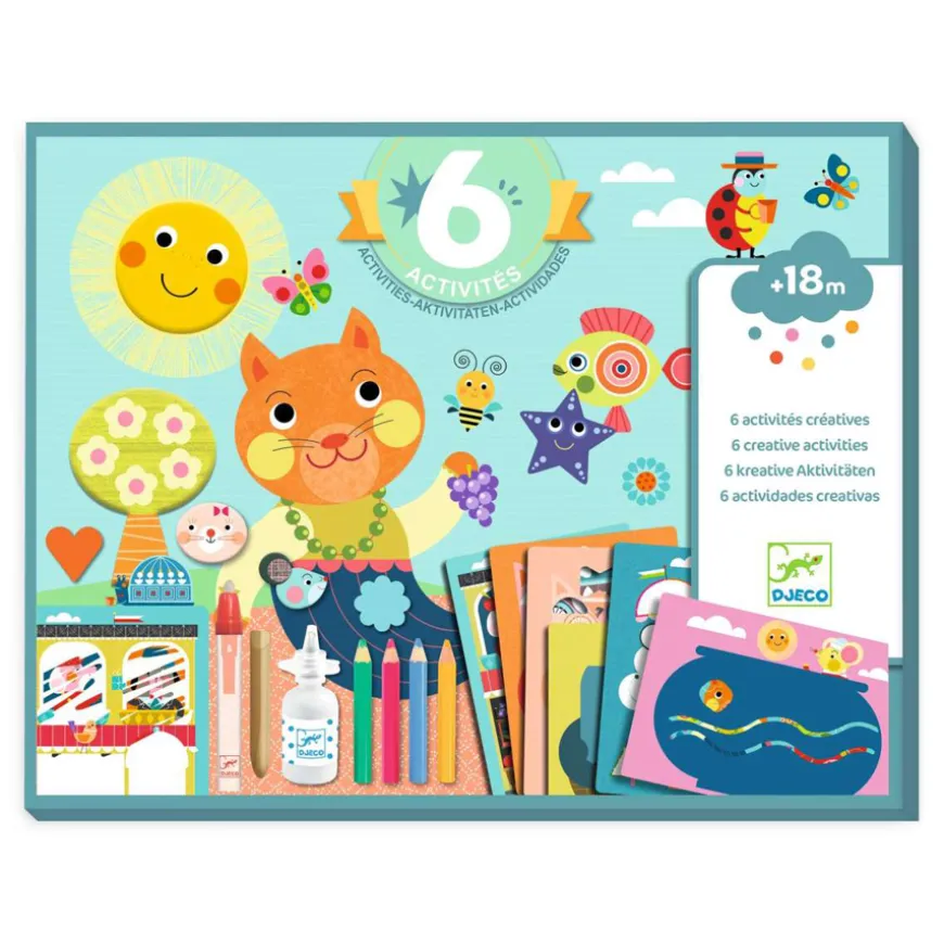 Djeco Kreativsets: Die Katze