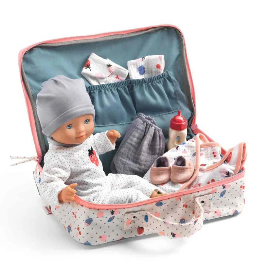 Djeco POMEA Puppe Vanille im Koffer