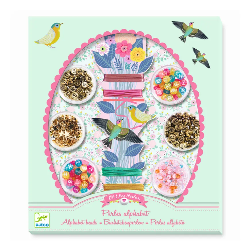 Djeco Schmuck basteln Buchstaben