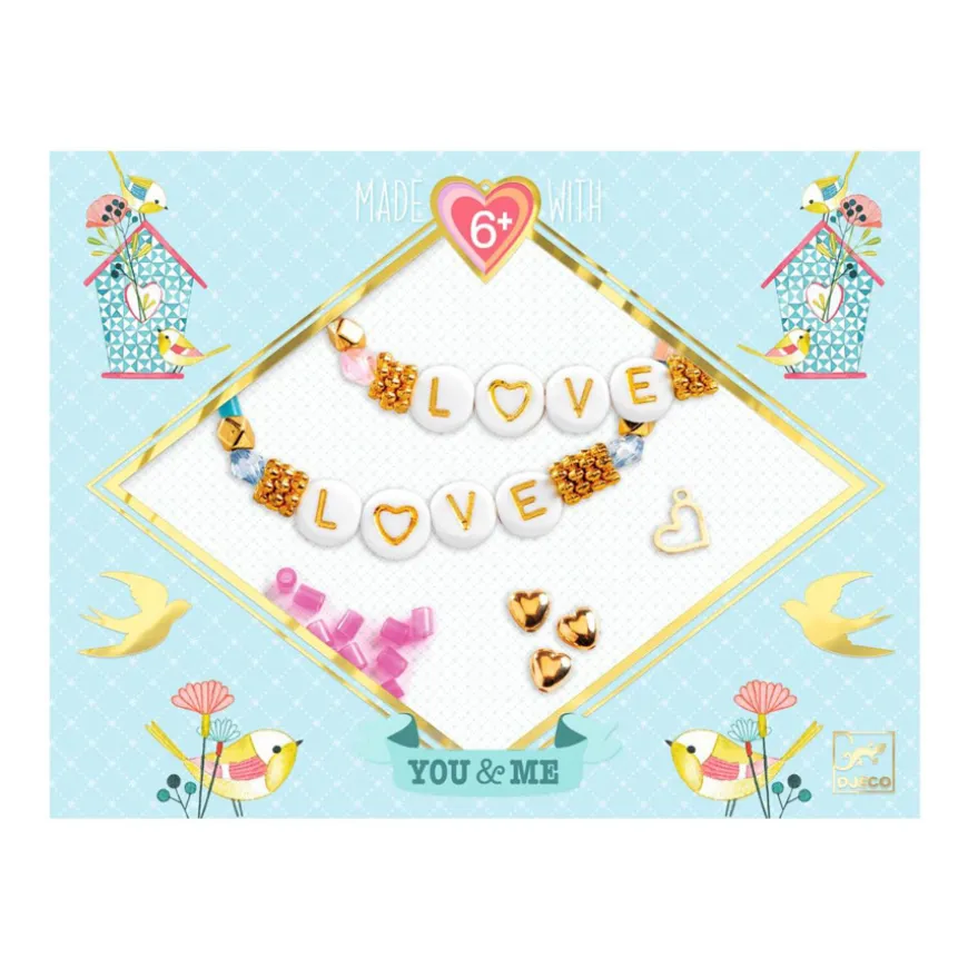 Djeco Schmuck basteln Buchstaben