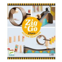 Djeco Zig & Go Aktion-Reaktion-Baukasten 25-teilig
