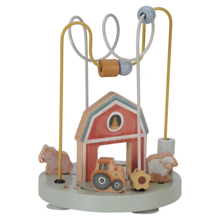Little Dutch Aktivitu00e4tsspirale aus Holz Little Farm