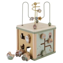 Little Dutch Holz-Aktivitu00e4ten-Wu00fcrfel Little Farm