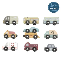 Little Dutch Holzeisenbahn Erweiterung Fahrzeug-Set