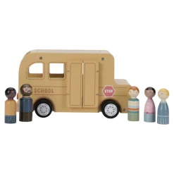 Little Dutch Schulbus aus Holz mit Figuren
