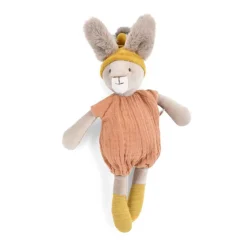 Moulin Roty Kuscheltier Kleines Kaninchen Trois Lapins rot