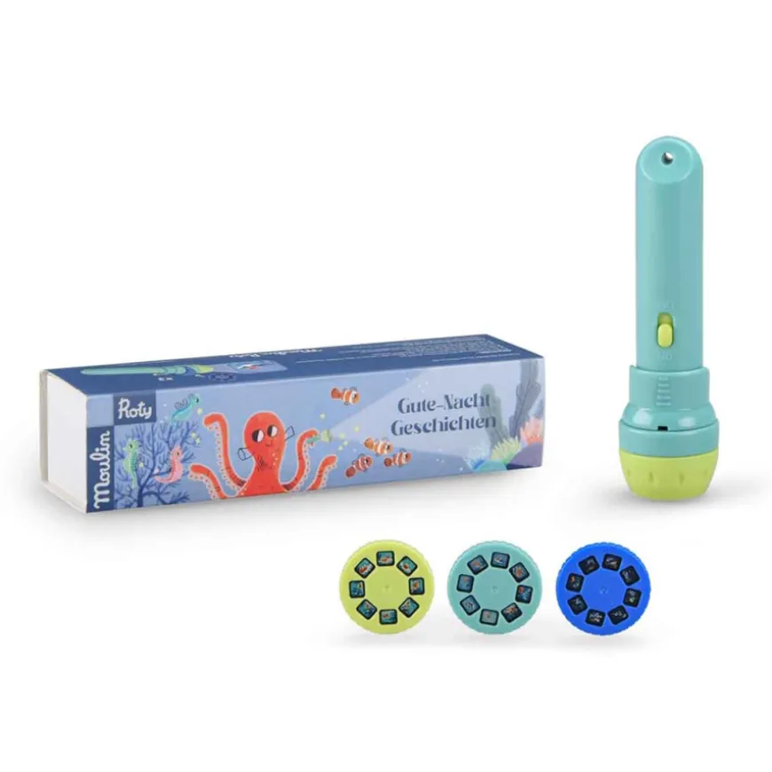 Moulin Roty Projektionsleuchte zum Geschichtenerzu00e4hlen Paulie