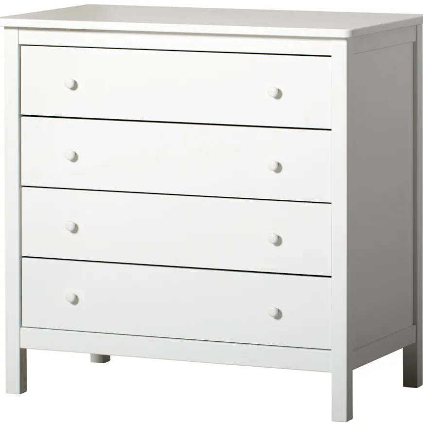 Oliver Furniture Seaside Kommode 4 Schubladen Weiu00df