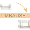 Oliver Furniture Umbauset Wood Original Juniorbett zum halbhohen Etagenbett weiu00df/Eiche