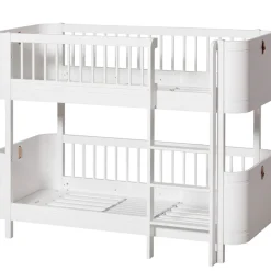 Oliver Furniture Wood Mini+ halbhohes Etagenbett Weiu00df