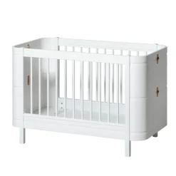 Oliver Furniture Wood Mini+ Babybett Weiu00df exkl. Umbauset Juniorbett