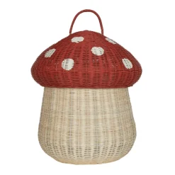 Olli Ella Aufbewahrungskorb Pilz Red