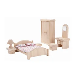 PlanToys Puppenhaus Schlafzimmer Classic