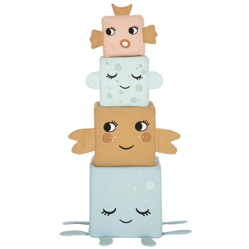 Roommate Stapelturm Sea Life Multi Bio-Baumwolle