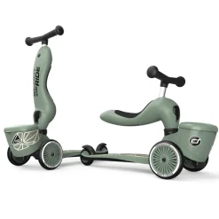 Scoot and Ride 2in1 Kickboard Highwaykick 1 Lifestyle green lines