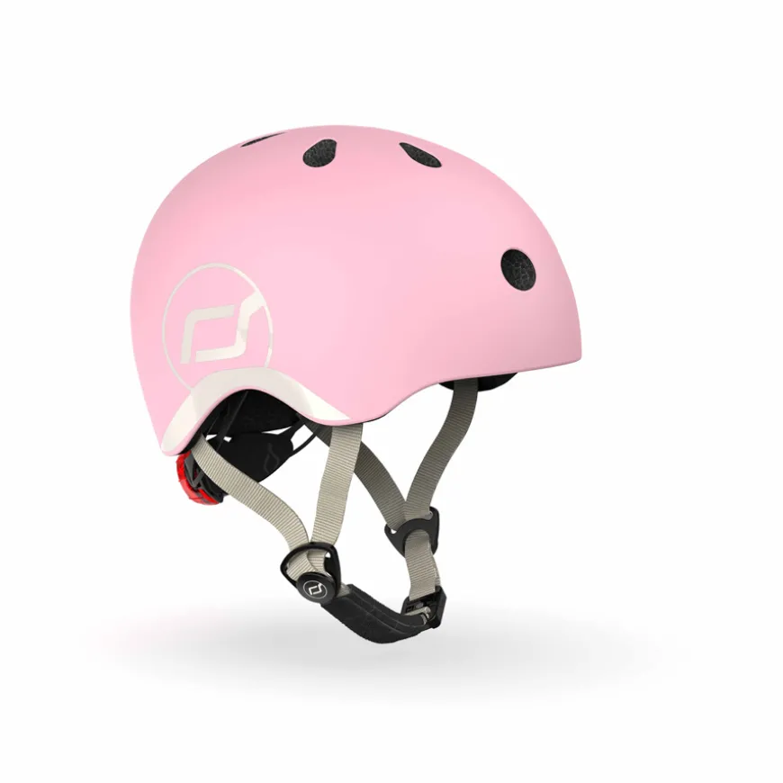 Scoot and Ride LED-Helm XXS - S rose