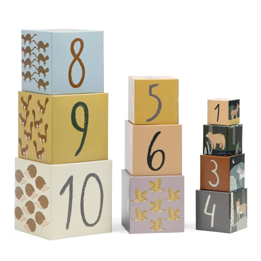 Sebra Stapel-Blu00f6cke 10 Stk. Nightfall