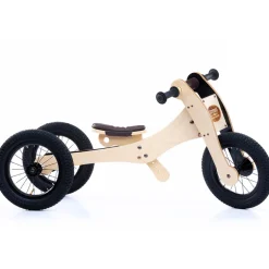Trybike Dreirad / Laufrad Wood Brown 4 in 1
