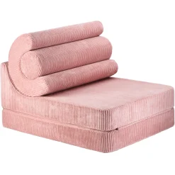 Wigiwama Kindersessel/Matratze Flipster Pink Mousse Cord