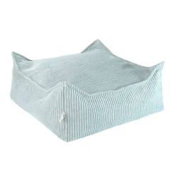 Wigiwama Pouf Ottoman Peppermint Green Square Cord